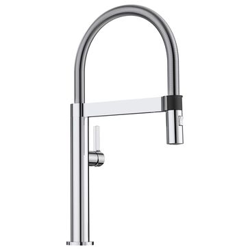 Blanco Blancoculina Mini Pull-Down Kitchen Faucet 1.8 GPM in Chrome, , large
