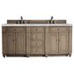 James Martin Vanities Bristol 72" Double Bathroom Vanity in Whitewashed Walnut with 3 cm Eternal Jasmine Pearl Silestone Top, Rectangular Sinks and FreePower Wireless Charger, , large