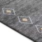Dalyn Rug Company Sedona Southwestern 2"3" x 12" Charcoal Indoor/Outdoor Performance Runner, , large