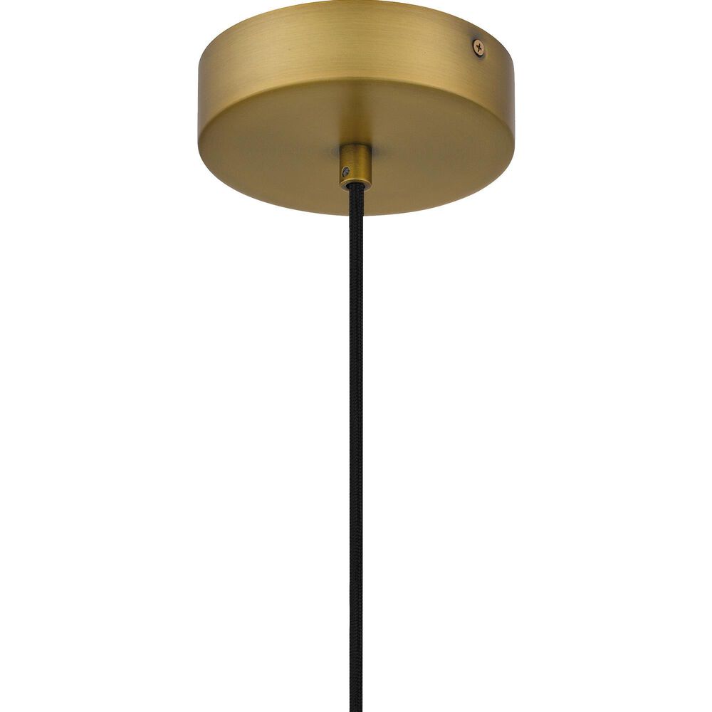 Quoizel Aero 1-Light Pendant Ceiling Light in Antiqued Gold, , large