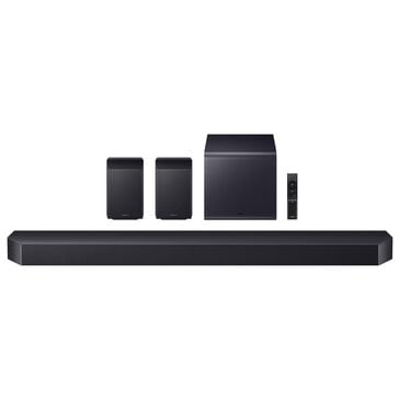 Samsung Q-Series 11.1.4 Channel Soundbar with Wireless Subwoofer and Rear Speaker in Titan Black, , large