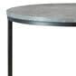 Pacific Landing Round End Table in Grey and Gunmetal, , large