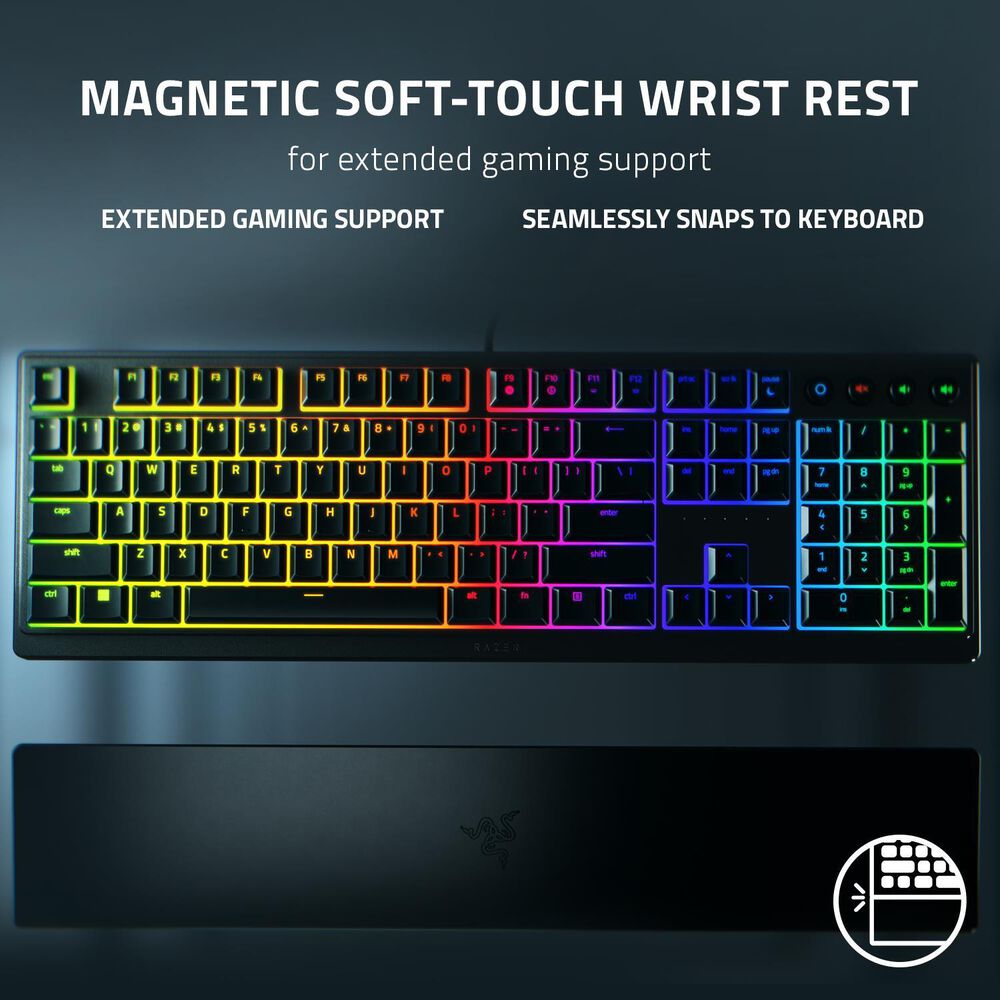 Razer Ornata V3 Mecha-Membrane Gaming Keyboard in Black, , large