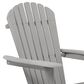 Hearth and Haven Outdoor Folding Adirondack Chair in Gray (Set of 2), , large