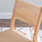 Linon Home Decor Cadence Side Chair with Woven Rope Seat in Natural (Set of 2), , large