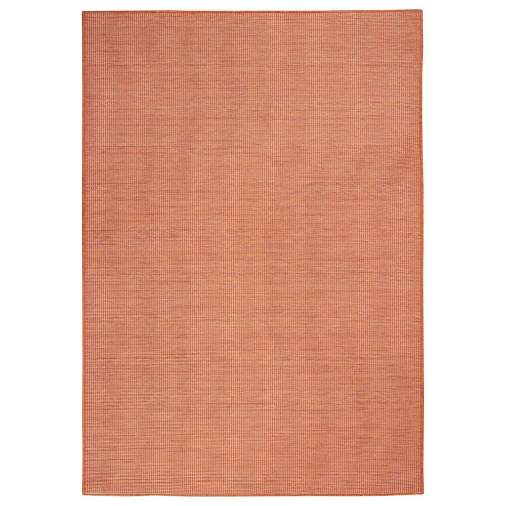 Nourison Positano 10" x 14" Terracotta Indoor/Outdoor Area Rug, , large