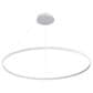 Golden Lighting Veritas 47" 1-Light Chandelier in Sand White, , large