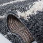 Safavieh Venus Shag 6" x 9" Dark Grey and Ivory Area Rug, , large
