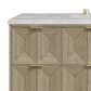 James Martin Emmeline 48" Single Bathroom Vanity in Pebble Oak with 3 cm Parisien Bleu Quartz Top, Rectangle Sink and FreePower Wireless Charger, , large