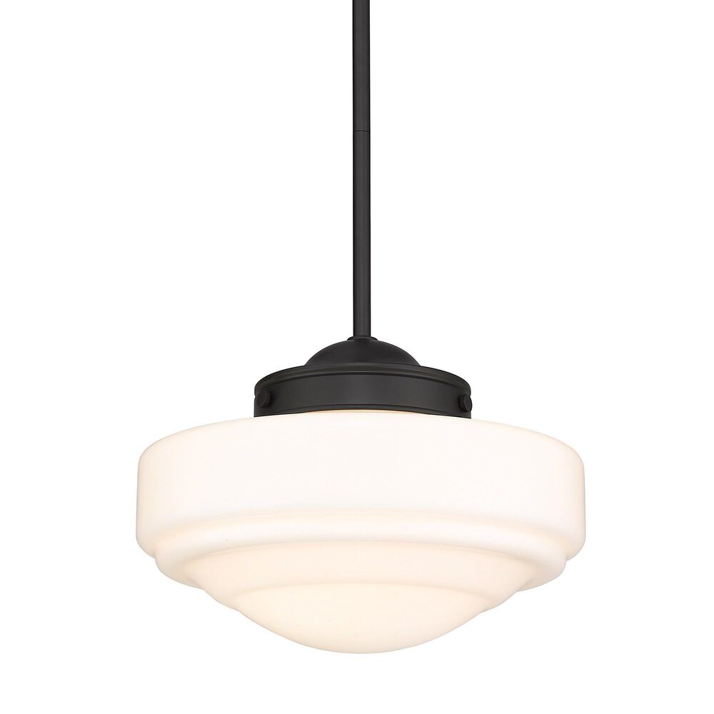 Golden Lighting Ingalls Medium Pendant in Matte Black, , large