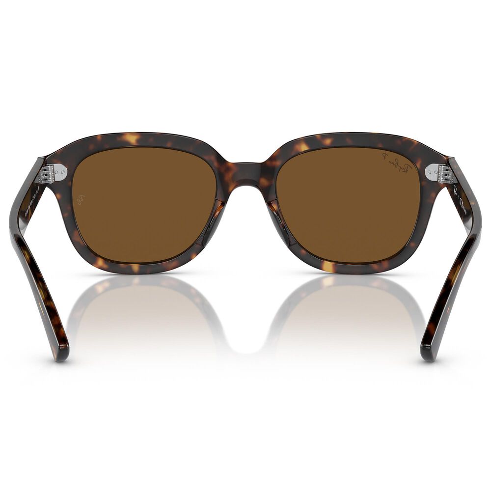 Ray-Ban Erik Sunglasses with Brown Lenses in Polished Havana, , large