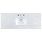 James Martin Vanities Amberly 60" Single Bathroom Vanity in Walnut with 3 cm Carrara White Marble Top and Rectangular Sink, , large