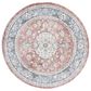 Safavieh Jasmine JSM317P 5"3" Round Rust and Blue Area Rug, , large