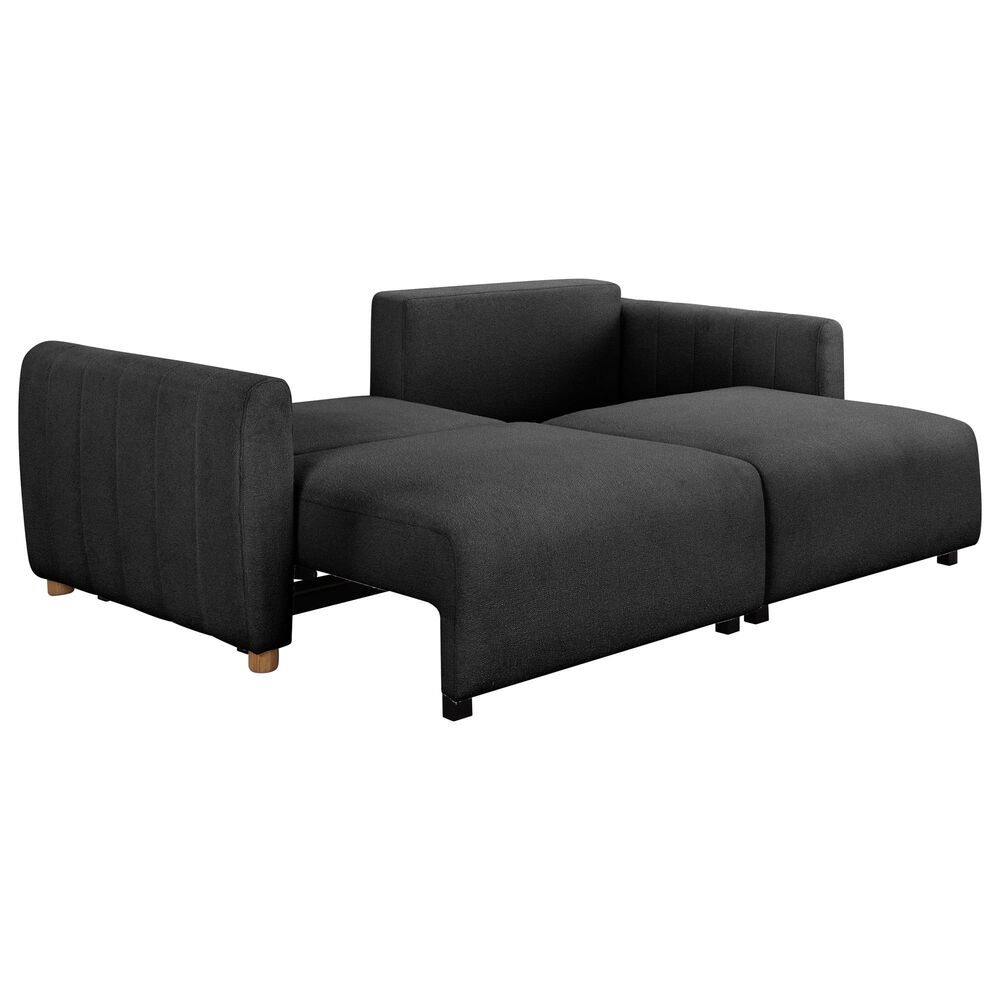 Lifestyle Solutions Galloway Convertible Sofa in Charcoal, , large