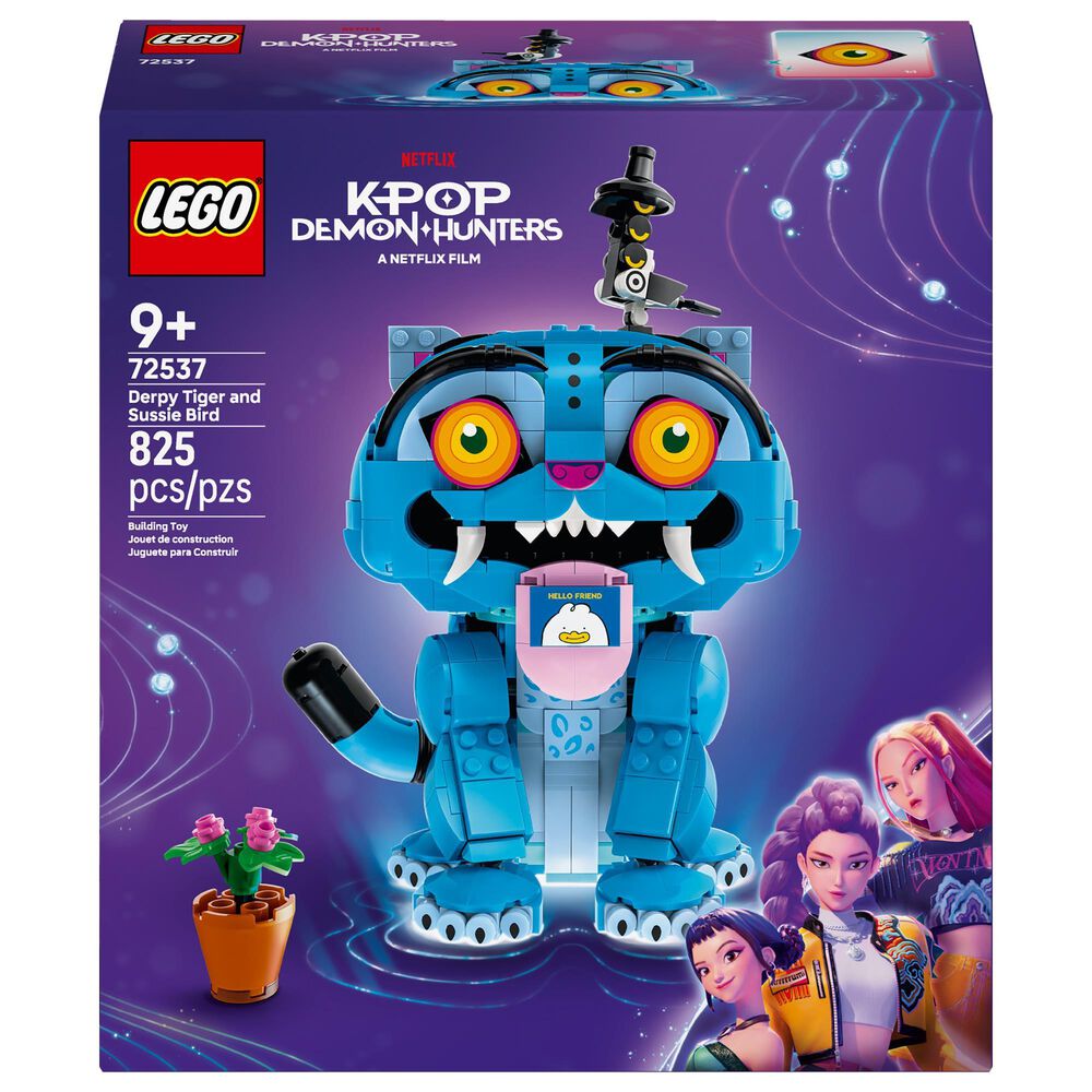 LEGO KPOP Demon Hunters Derpy Tiger and Sussie Bird Building Set, , large