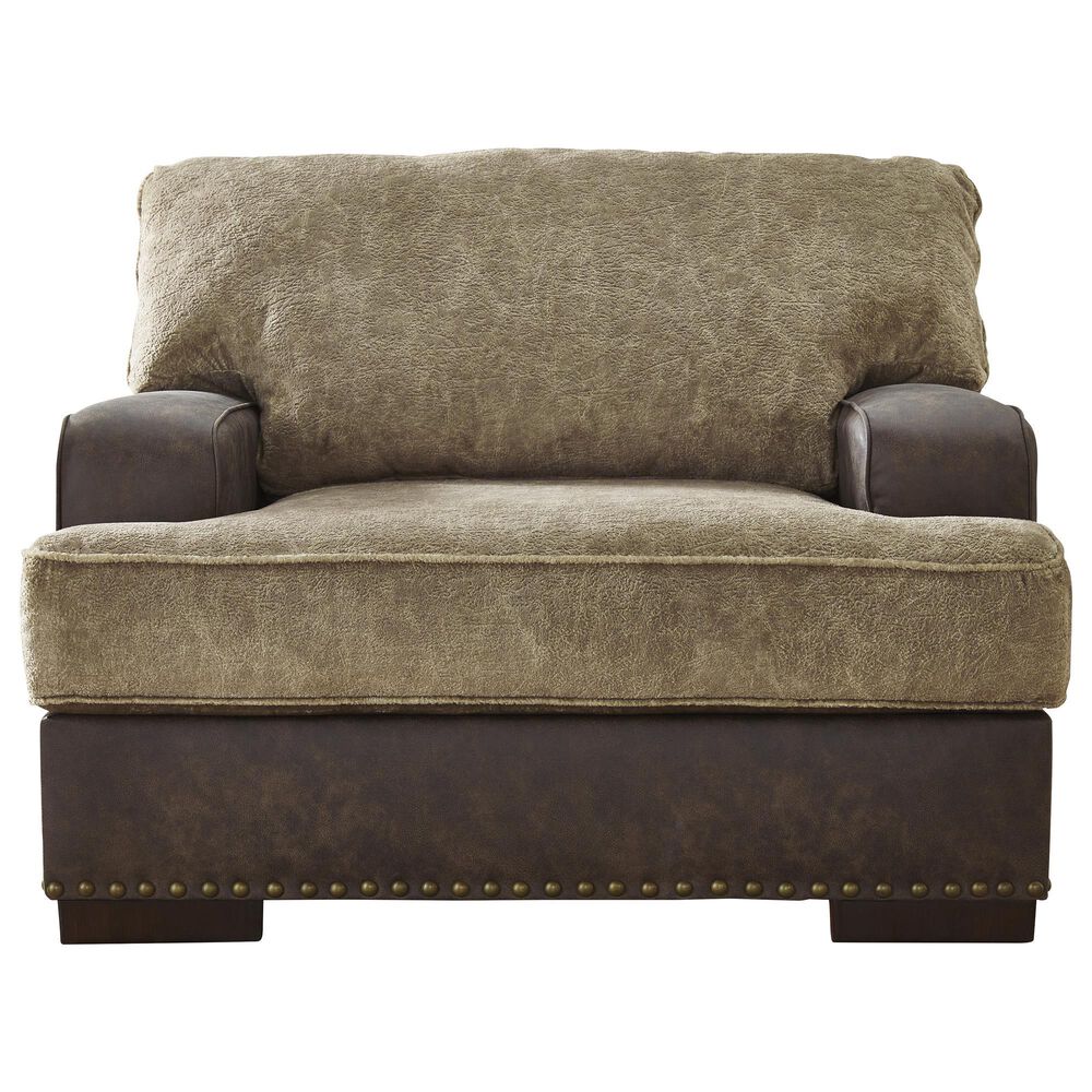 Ashley Alesbury Oversized Accent Chair in Chocolate, , large