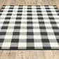 Oriental Weavers Marina Black and Ivory 7"10" x 10"10" Indoor/Outdoor Area Rug, , large