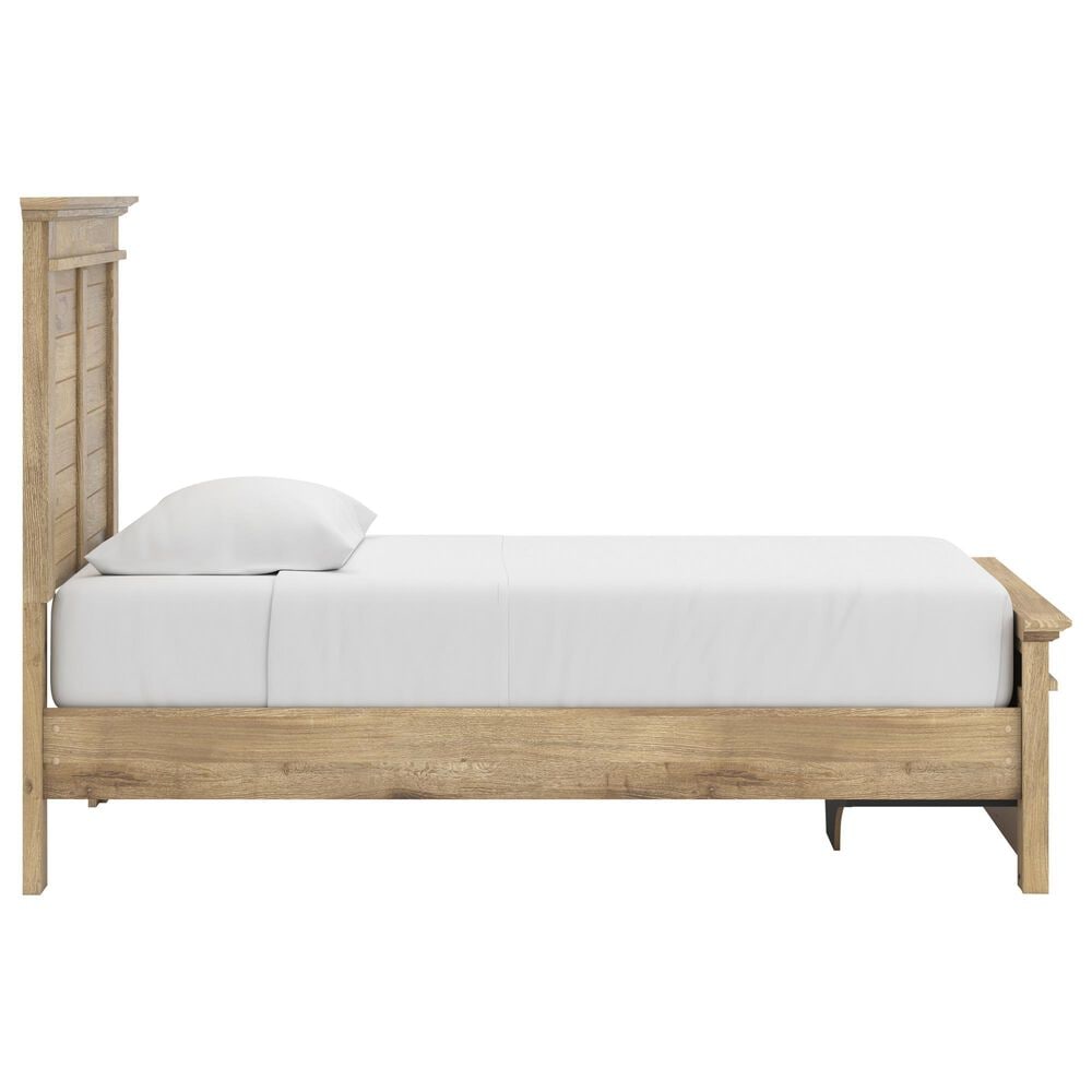 Ashley Makidern Twin Storage Bed with Drawer in Tan, , large