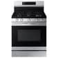 Samsung 6 Cu. Ft. Freestanding Gas Range with Wi-Fi and Air Fry in Stainless Steel, , large