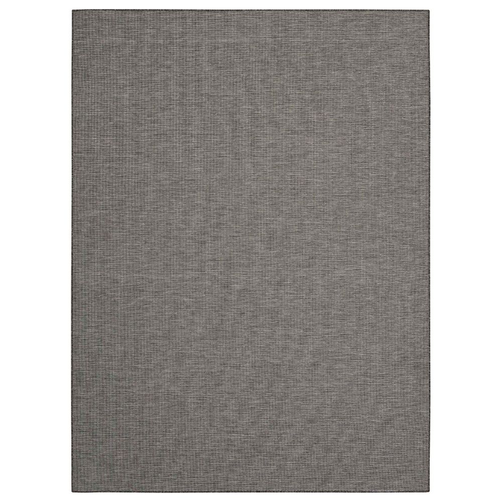 Nourison Positano 6&#39; Round Charcoal Indoor/Outdoor Area Rug, , large