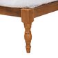 Baxton Studio Iseline Twin Platform Bed Frame in Walnut Brown, , large