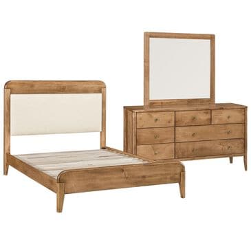 Archbold Furniture Warren 3-Piece Queen Platform Bedroom Set in Harvest, , large