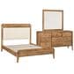 Archbold Furniture Warren 3-Piece Queen Platform Bedroom Set in Harvest, , large