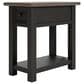 Ashley Tyler Creek End Table in Grayish Brown and Black, , large