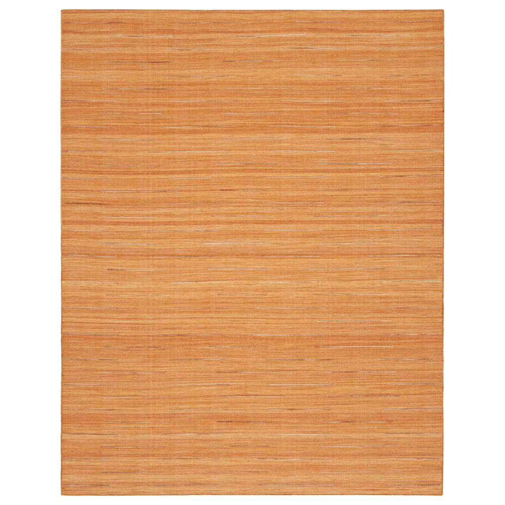 Nourison Interweave 6" x 9" Orange Area Rug, , large