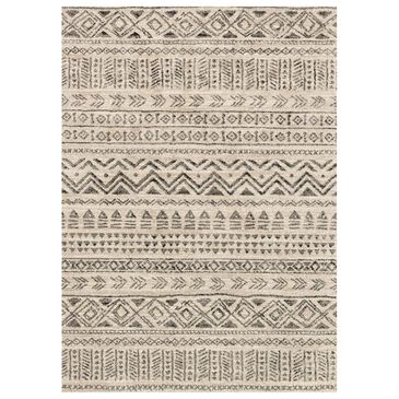 Loloi Emory EB-10 7"7" x 10"6" Stone and Graphite Area Rug, , large
