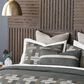 Eastern Accents Enoch 27" Square Euro Pillow Sham in Grigio Smoke and Raya Stone, , large