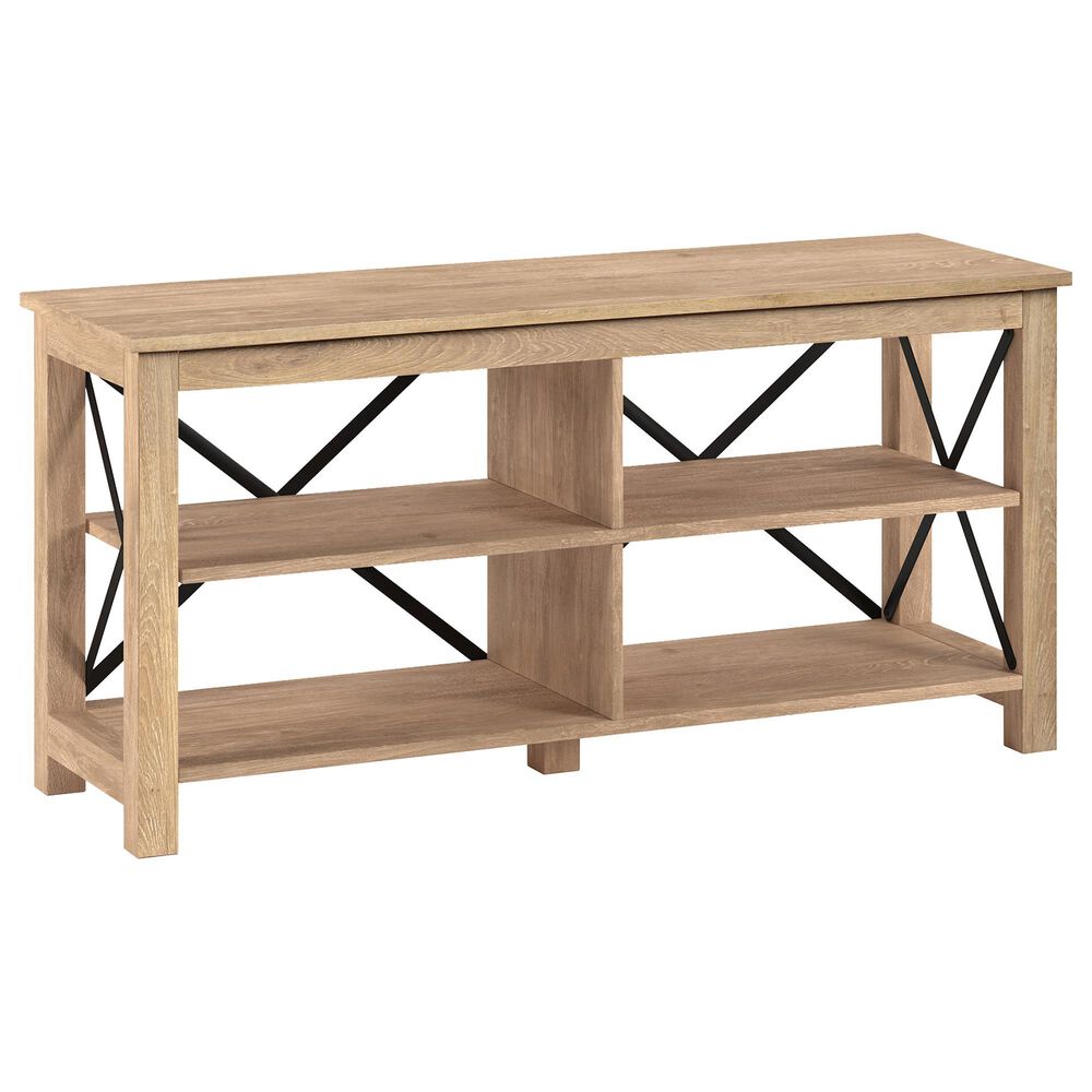 Hudson and Canal Sawyer 50" TV Stand in White Oak, , large