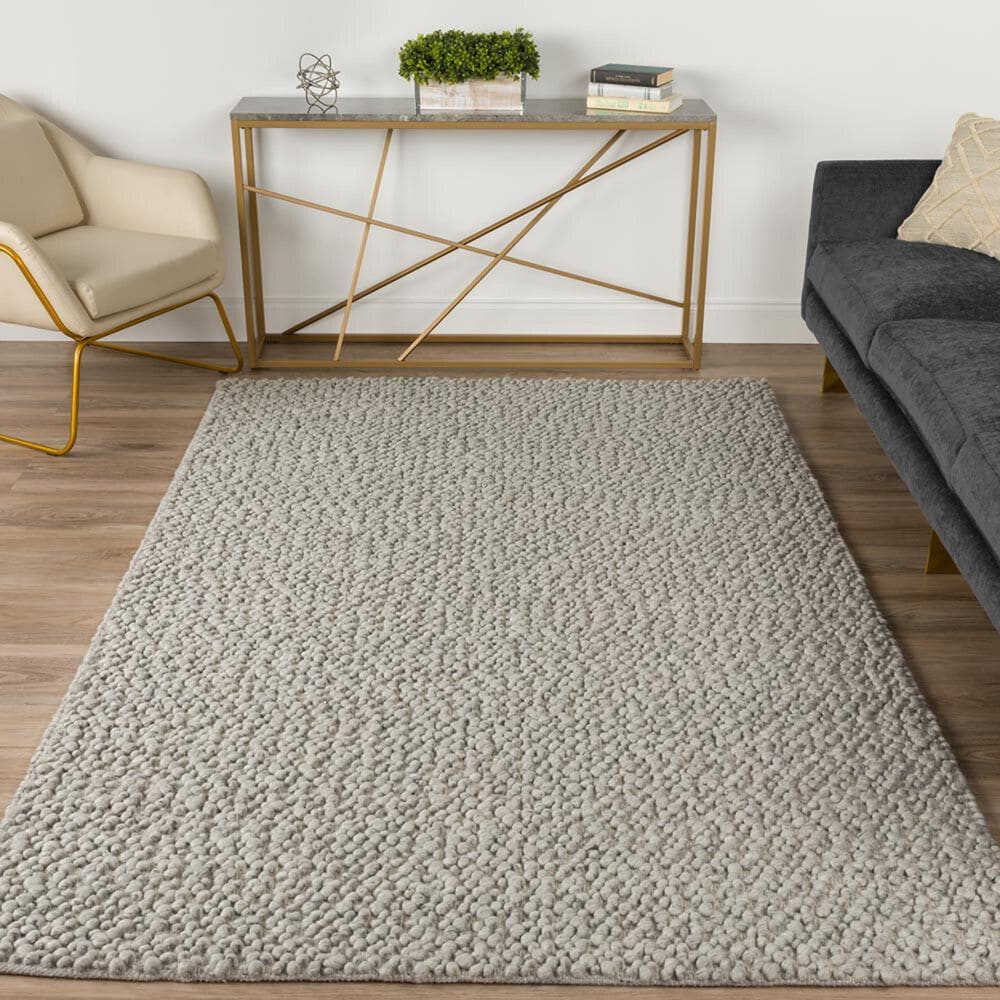 Dalyn Rug Company Gorbea 9&#39; x 13&#39; Silver Area Rug, , large