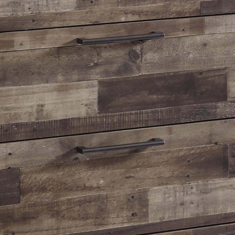 Ashley Derekson 4 Piece Full Panel Bed Set in Rustic Gray, , large