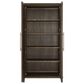Furniture Worldwide Montclair 4 Piece King Panel Bedroom Set in Embossed Cocoa and Smoked Gold, , large
