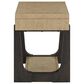 Emerald Home Furnishings Sutton Place Chairside Table in Caramel and Cocoa, , large