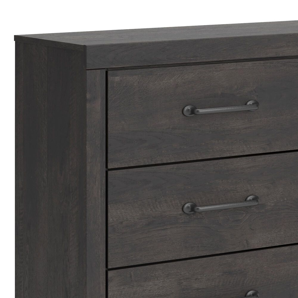Ashley Hollivern 6-Drawer Dresser in Dark Gray, , large