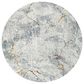 Surya Dresden Medium Gray, White, Gray, Light Slate, Mustard and Rust 7"10" Round Area Rug, , large