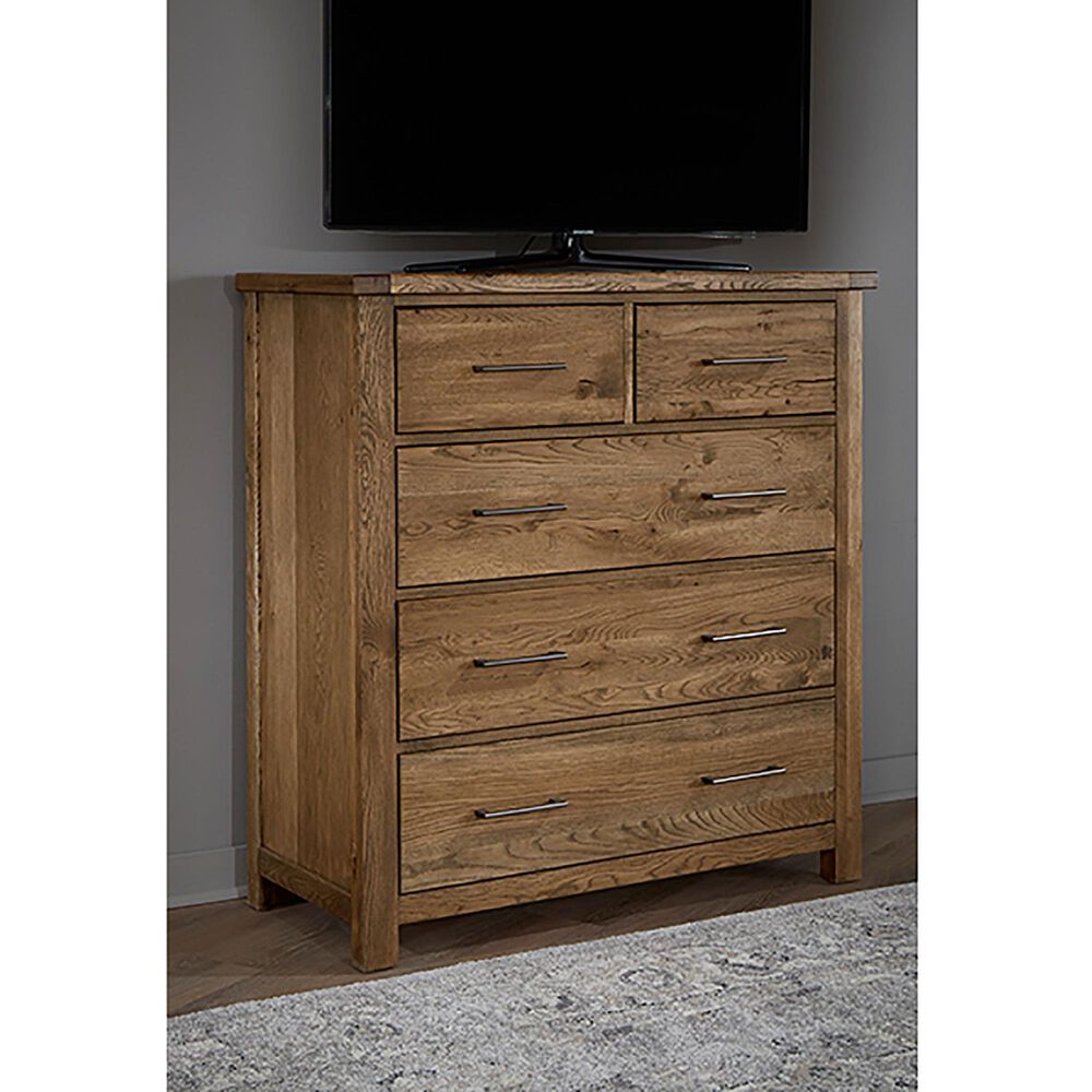 Viceray Collections Dovetail 5 Drawer Standing Dresser in Natural, , large