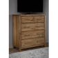 Viceray Collections Dovetail 5 Drawer Standing Dresser in Natural, , large