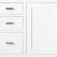 James Martin Vanities Addison 60" Single Bathroom Vanity in Glossy White with 3 cm Eternal Jasmine Pearl Quartz Top and Rectangular Sink, , large