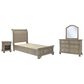 Signature Design by Ashley Lettner 4 Piece Twin Bedroom Set in Burnished Light Gray, , large