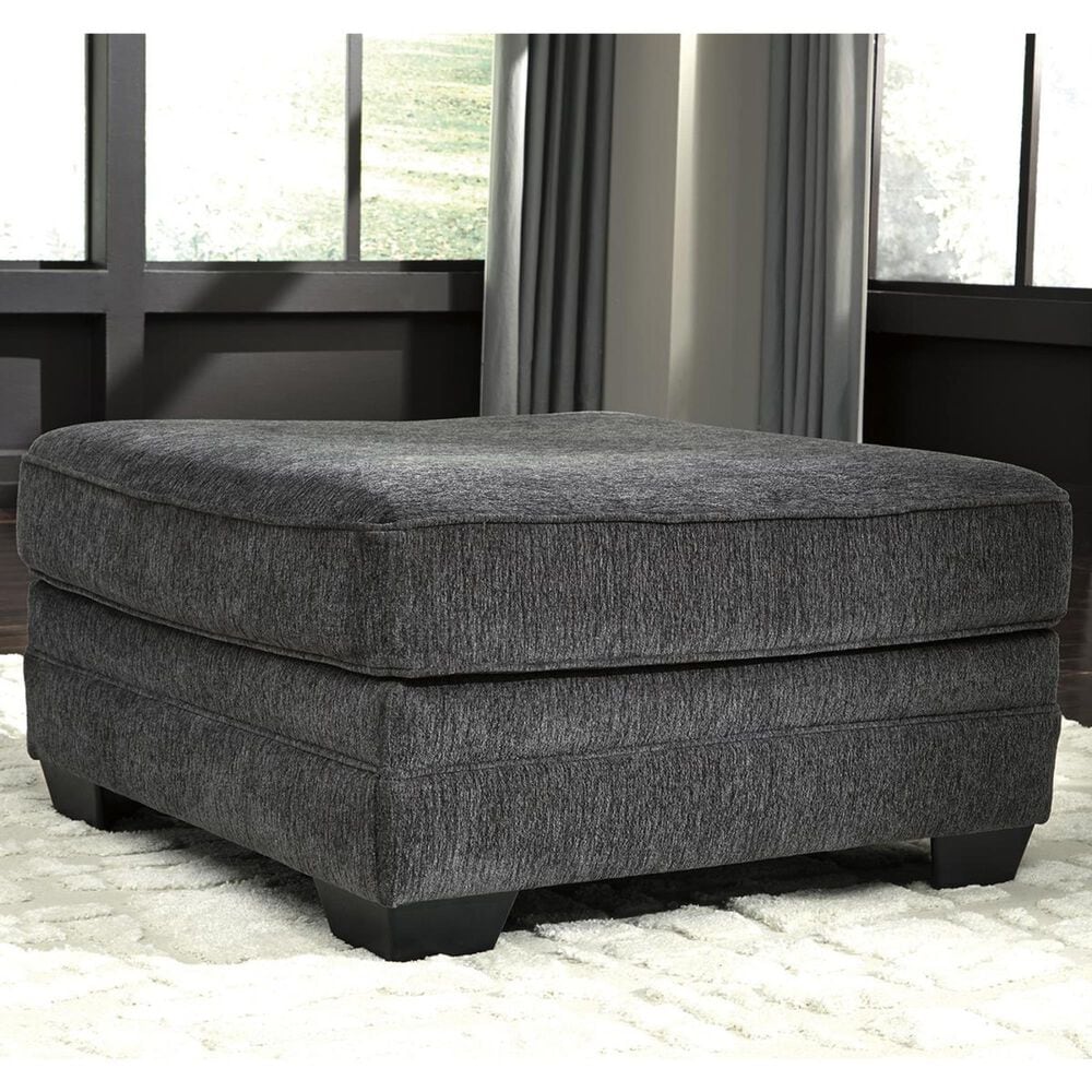 Ashley Tracling Oversized Accent Ottoman in Slate, , large