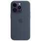 Apple Silicone Case with MagSafe for iPhone 14 Pro in Storm Blue, , large