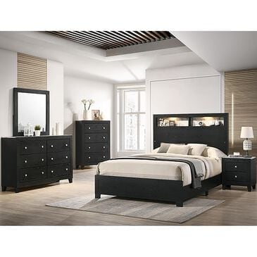 Claremont Cadence 5-Piece Queen Bedroom Set in Black and White, , large
