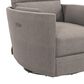Eastern Shore Compass Power Swivel Glider with USB in Pebble, , large