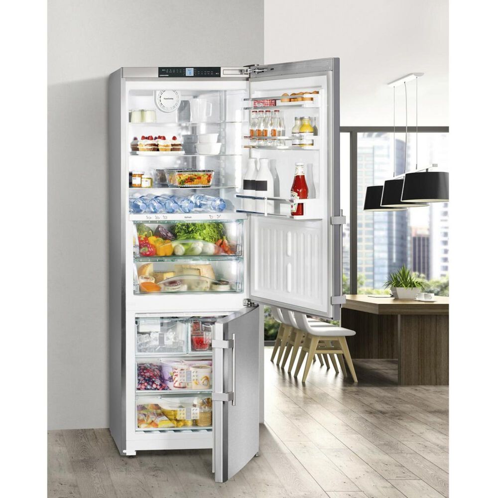 Liebherr 30" Bottom Freezer in Stainless Steel Nebraska Furniture Mart