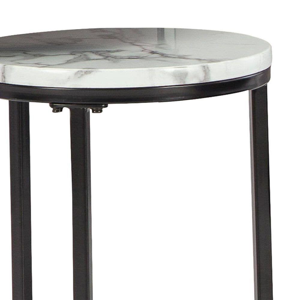 Ashley Jusmour 4-Piece Occasional Nesting Table Set in Black and White, , large