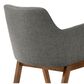 Blue River Westmont and Renzo 5-Piece Dining Set with Charcoal Cushion in Walnut, , large