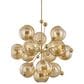 Troy Lighting Ellory 46" 13-Light Chandelier in Patina Brass, , large